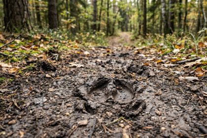 Šerno pėdsakas: kaip atpažinti ir atskirti nuo kitų gyvūnų pėdsakų