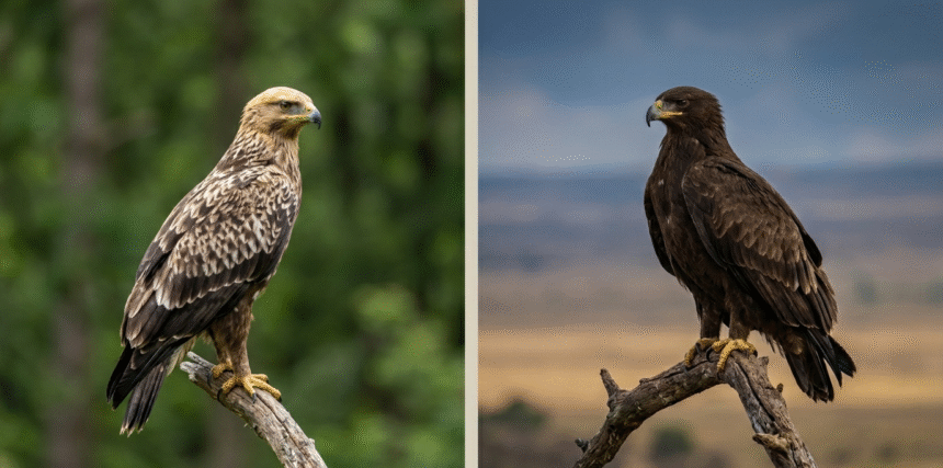 Mažasis ir didysis erelis rėksnys: skirtumai ir apsaugos situacija Lietuvoje