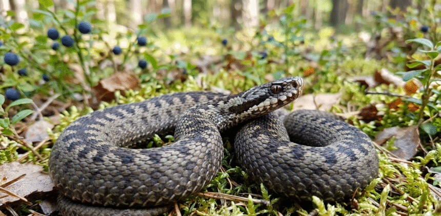 Paprastoji angis Lietuvoje: kaip ją atpažinti, ar ji nuodinga ir ką daryti įkandus