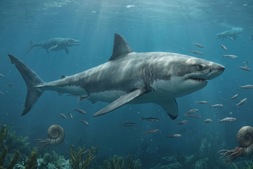 Išnykę rykliai: megalodonas ir kitos senovės rūšys